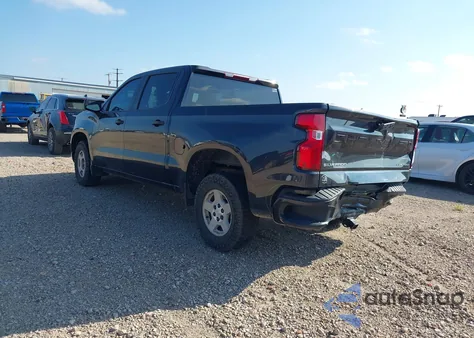 2022 Chevrolet Silverado 1500 2Wd Short Bed Custom из США, поврежденный, VIN 1GCPABEK6NZ610179